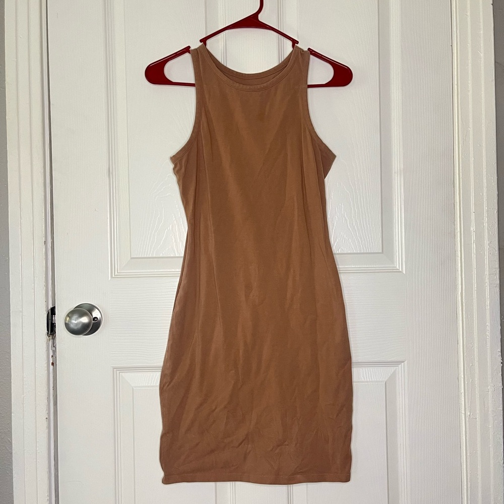 Wild Fable Tan Bodycon Mini Dress